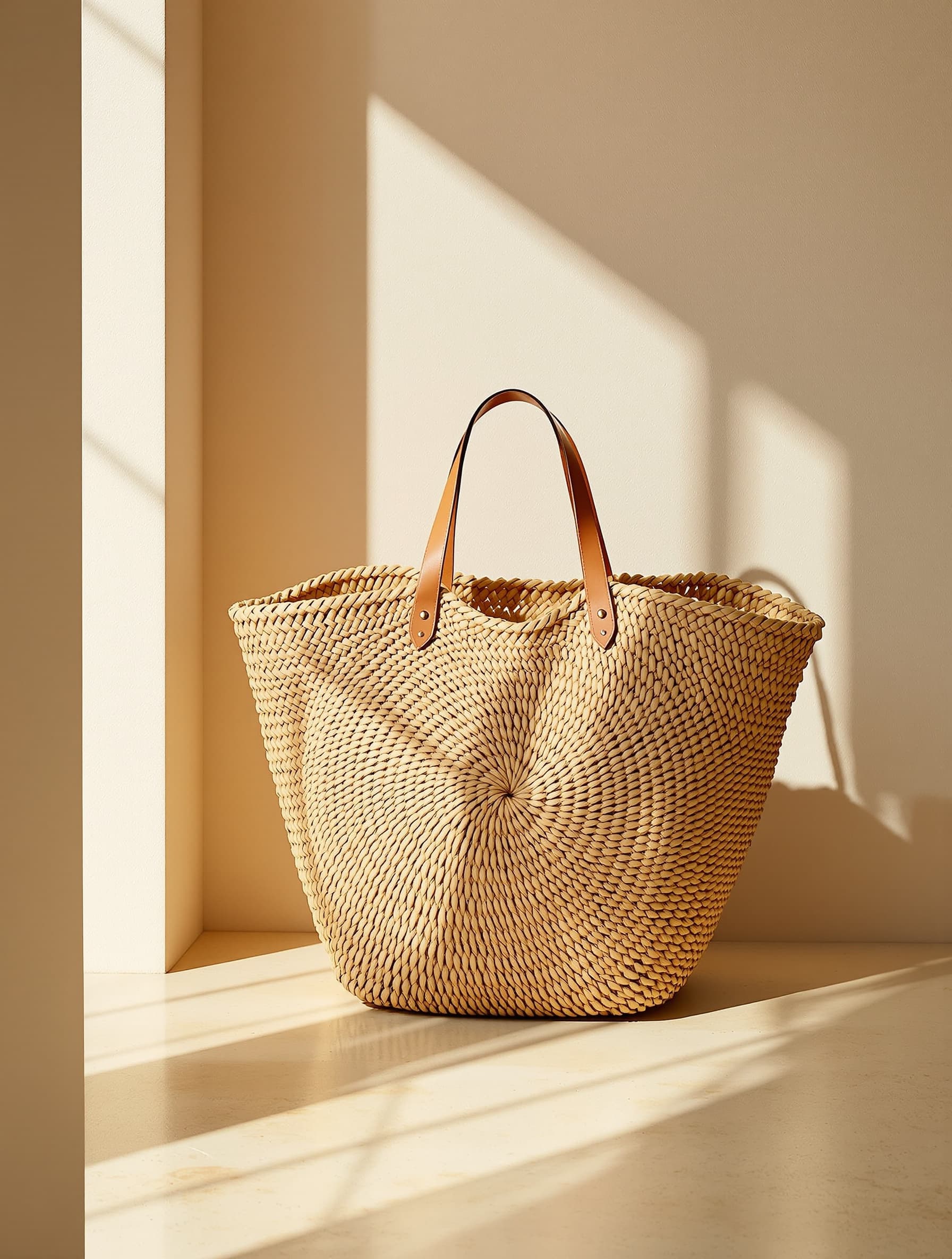 Market Raffia Tote