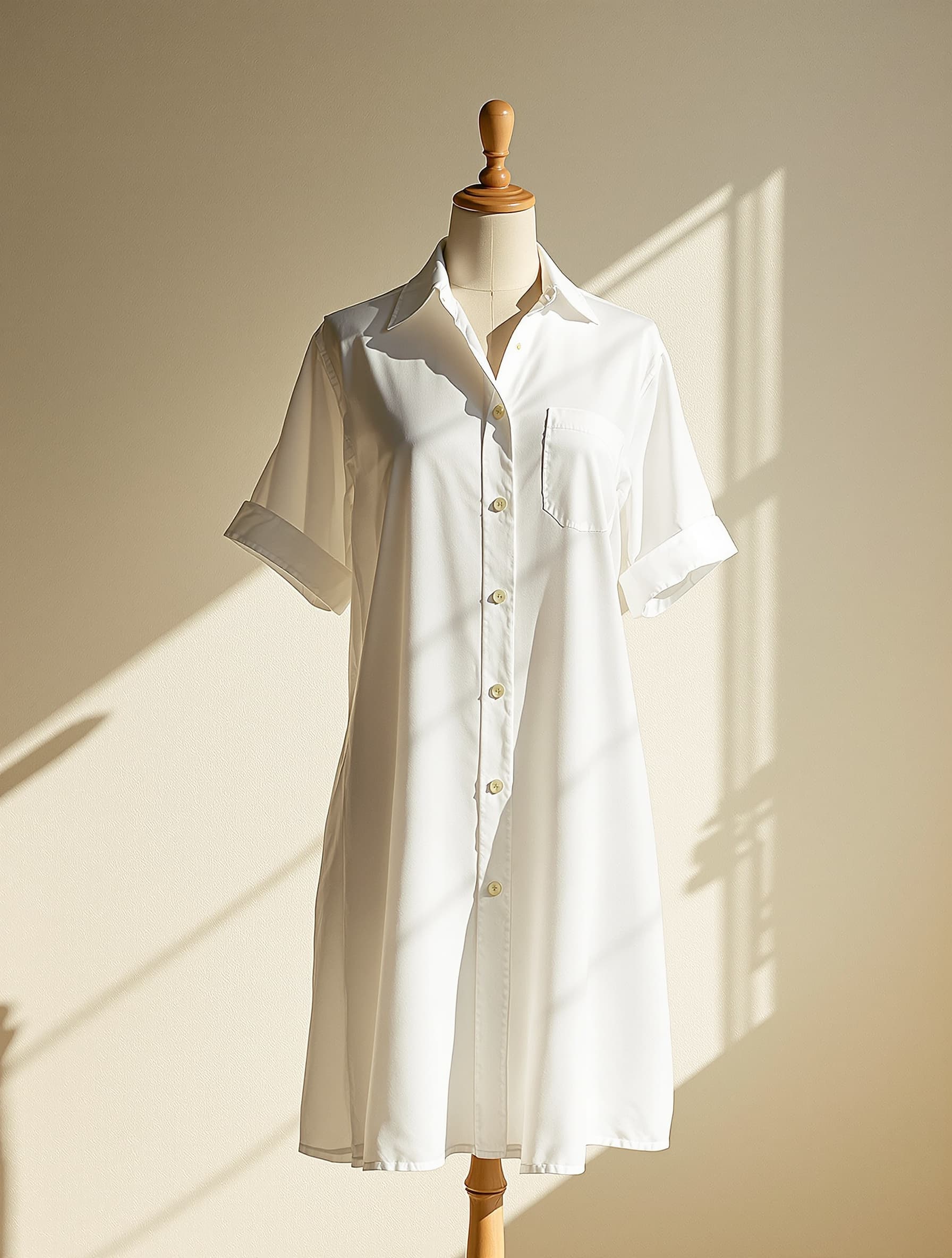 Santorini Poplin Shirt Dress