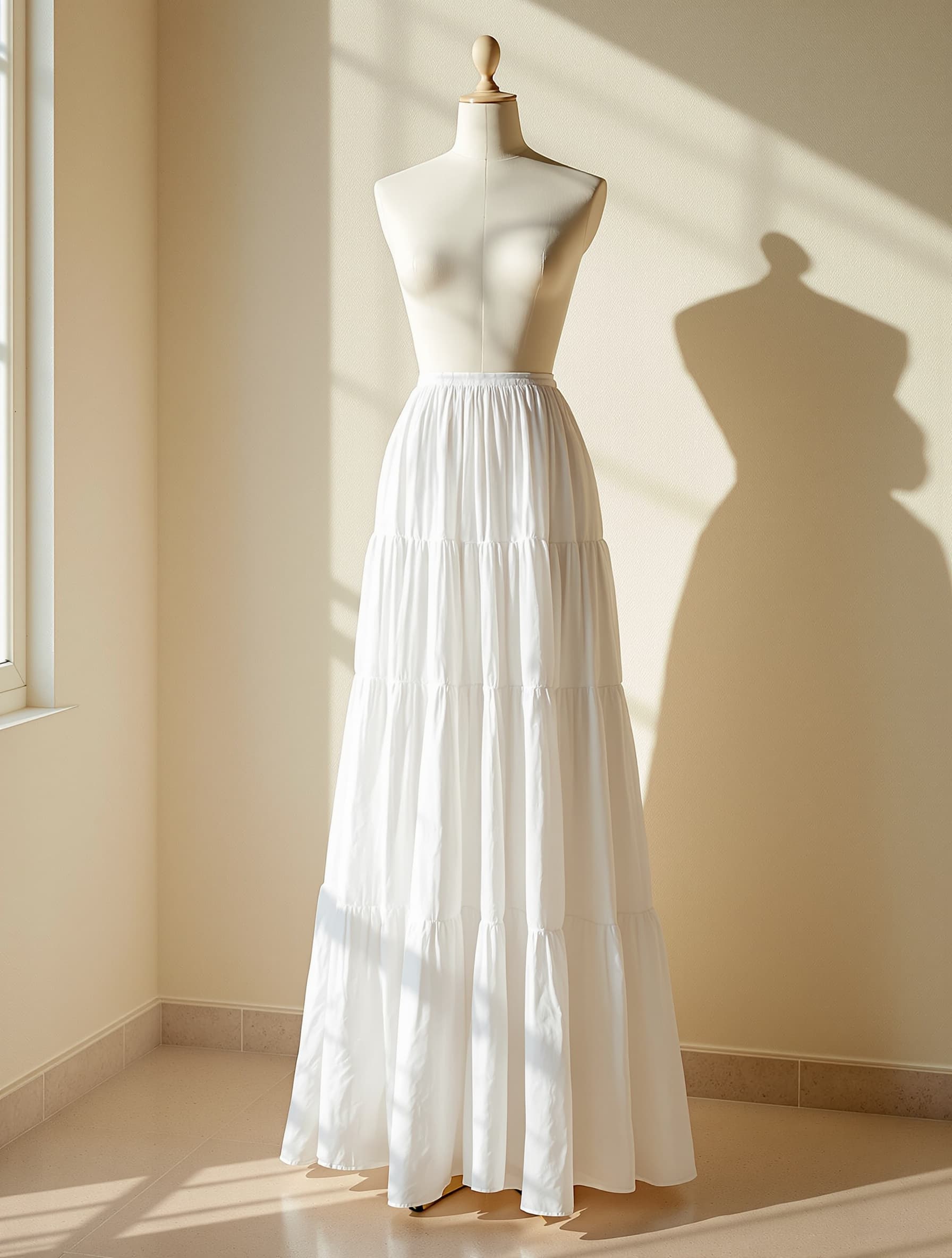 Santorini Tiered Maxi Skirt
